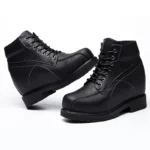 Men’s 15cm Height Increasing Elevator Boots | Genuine Leather Korean Style Casual Boots – UNITYPUREMAX 3
