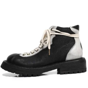UNITYPUREMAX™ Men’s Hand-Sewn Horsehide Leather Boots High-Top Tooling Shoes for Men – Genuine Leather Retro Outdoor Boots 1