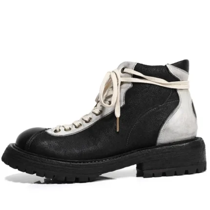 UNITYPUREMAX™ Men’s Hand-Sewn Horsehide Leather Boots High-Top Tooling Shoes for Men – Genuine Leather Retro Outdoor Boots 1
