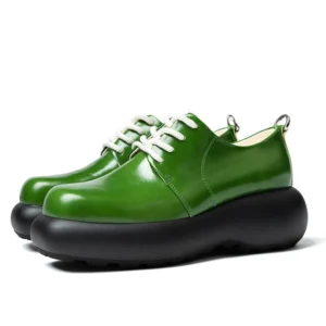 UNITYPUREMAX™ Future Spherical Sole Derby Shoes – Genuine Leather 6cm Height-Increasing Casual Shoes for Men 1