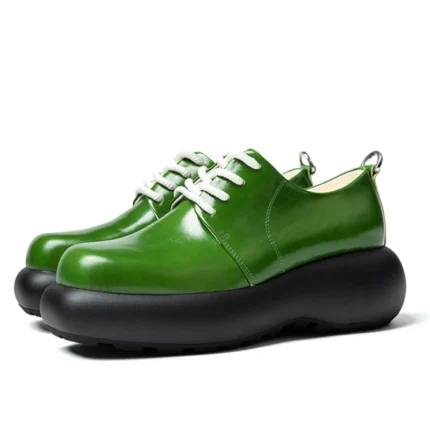 UNITYPUREMAX™ Future Spherical Sole Derby Shoes – Genuine Leather 6cm Height-Increasing Casual Shoes for Men 1