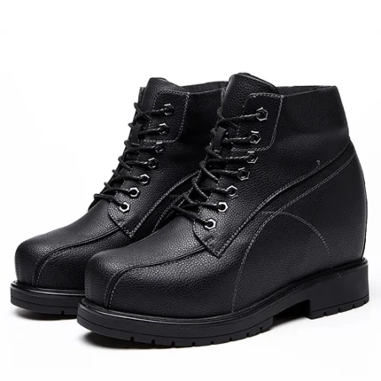 Men’s 15cm Height Increasing Elevator Boots | Genuine Leather Korean Style Casual Boots – UNITYPUREMAX 2