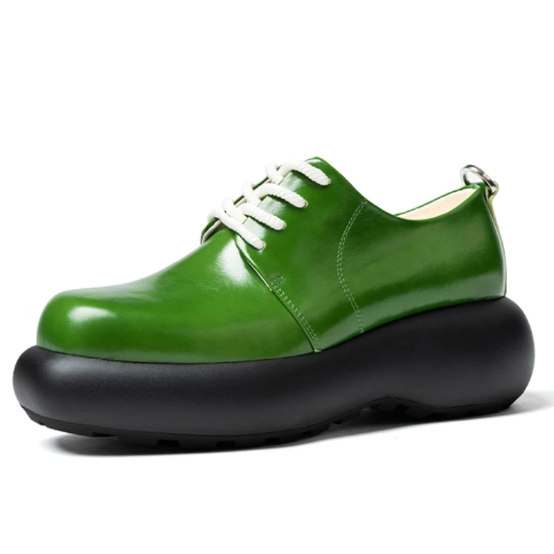 UNITYPUREMAX™ Future Spherical Sole Derby Shoes – Genuine Leather 6cm Height-Increasing Casual Shoes for Men 4