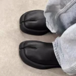 FormaEase™ Split-Toe Leather Mules – Minimalist Backless Casual Slippers | UNITYPUREMAX 4