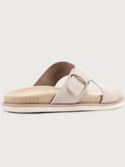UNITYPUREMAX™ Men’s Genuine Cowhide Leather Open-Toe Buckle Sandals — Breathable Summer Flats for Daily Leisure & Beach Style 2