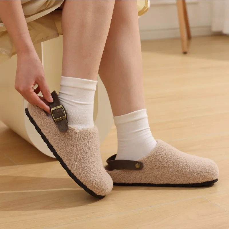 CozyStep™ Winter Fleece Mules – Unisex Warm Fuzzy Clogs with Adjustable Strap UNITYPUREMAX 5