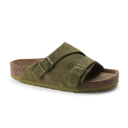 DualEase™ Genuine Leather Cork Clogs – Unisex Double Buckle Summer Slides | UNITYPUREMAX 1