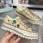 UNITYPUREMAX™ Gradient Gemstone Retro Washed Canvas Shoes for Women – Comfortable & Breathable Dirty Board Sneakers 3