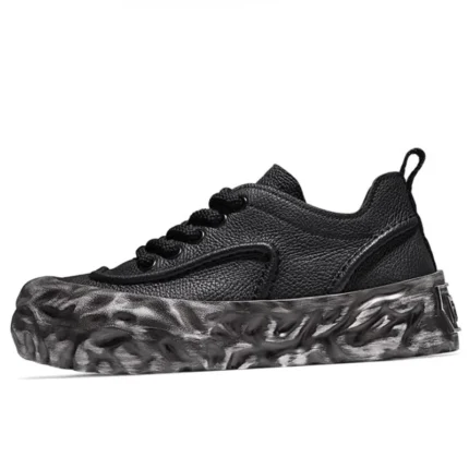 UNITYPUREMAX™ European/American Original Thick-Soled Height Increasing Sneakers – Genuine Leather Unisex Fashion Sports Shoes 1