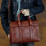 UNITYPUREMAX™ Handmade Genuine Cowhide Leather Business Briefcase – Men’s Premium Shoulder & Laptop Bag 6