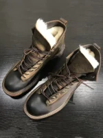 UNITYPUREMAX™ Handmade Winter Wool-Lined Leather Motorcycle Boots – Vintage Cowhide High-Top Warm Work Cargo Shoes for Men 4