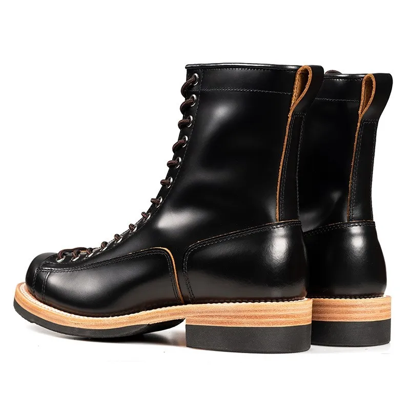 UNITYPUREMAX™ Waterproof Leather Ankle Boots – Unisex Breathable Motor & Work Boots 4