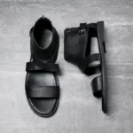 UNITYPUREMAX™ Men’s Genuine Leather High-Top Gladiator Sandals – Zipper Roman Summer Footwear 2