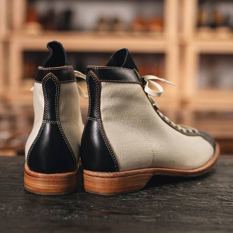 UNITYPUREMAX™ Vintage Genuine Leather Motorcycle Boots – High-Top Waterproof Moto Riding & Workwear Boots (Unisex) 6