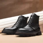 UNITYPUREMAX™ Leather Waterproof Motorcycle Boots – Winter Cowhide Off-Road Riding & Work Boots (Unisex) 6