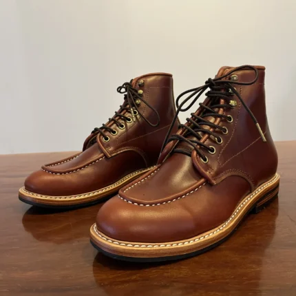 UNITYPUREMAX™ Handmade Italian Cowhide Goodyear-Welted Motorcycle Boots – Men’s Premium Ankle Leather Boots 2