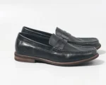 UNITYPUREMAX™ Men’s Genuine Leather British Loafers – Handmade Pointed-Toe Dress Shoes for Weddings & Summer Events 9