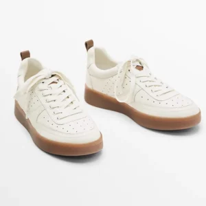 UNITYPUREMAX™ Women’s Genuine Leather Patchwork German Trainer Sneakers – Comfortable Daily Walking & Commuter Shoes 1