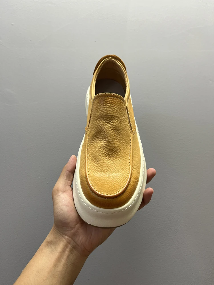 UNITYPUREMAX™ Men’s Luxury Leather Slip-On Sneakers – Genuine Cowhide Casual Sport Flats 2