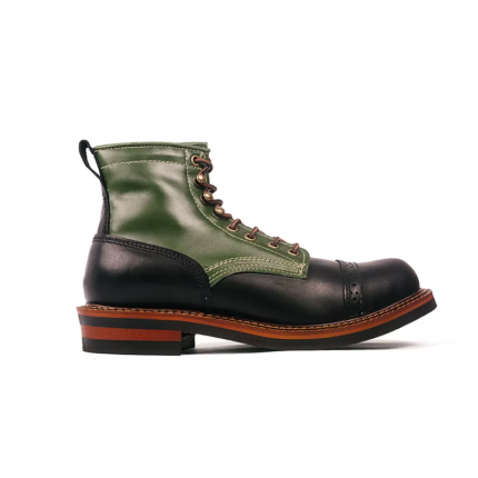 UNITYPUREMAX Men's Cowhide Vintage Motorcycle Boots - Premium Leather Ankle Tooling Boots 1