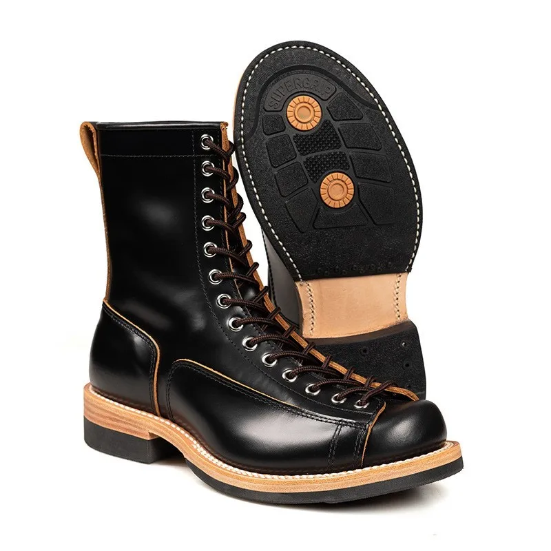 UNITYPUREMAX™ Waterproof Leather Ankle Boots – Unisex Breathable Motor & Work Boots 3