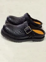 UNITYPUREMAX™ Men’s Vintage Cowhide Leather Sandals – Handmade Round-Toe Platform Casual Slip-On Summer Footwear 3
