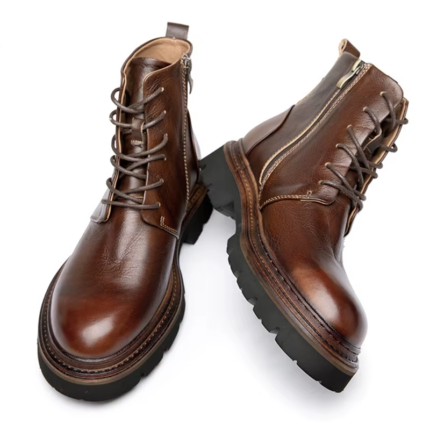 UNITYPUREMAX™ Leather Waterproof Motorcycle Boots – Winter Cowhide Off-Road Riding & Work Boots (Unisex)