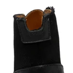UNITYPUREMAX™ Retro Goodyear-Style Cowhide Motorcycle Boots – Unisex Handmade Canvas-Panel Ankle Boots 5