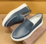 UNITYPUREMAX™ Men’s Cow Suede Slip-On Loafers – Designer Round-Toe Breathable Casual Work Flats 30