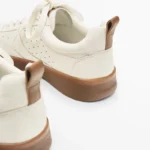 UNITYPUREMAX™ Women’s Genuine Leather Patchwork German Trainer Sneakers – Comfortable Daily Walking & Commuter Shoes 4