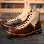 UNITYPUREMAX™ Genuine Leather Waterproof Motorcycle Boots – Unisex High-Top Thick-Soled Riding & Trekking Sneakers 4