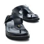 UNITYPUREMAX™ Men’s Leather Gladiator Sandals – Handmade Slip-On Summer Cowhide Beach Shoes (Size 35–45) 3