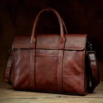 UNITYPUREMAX™ Handmade Genuine Cowhide Leather Business Briefcase – Men’s Premium Shoulder & Laptop Bag 1