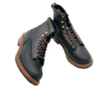 UNITYPUREMAX™ Men’s High-Quality Genuine Leather Desert Combat Boots – Handmade Outdoor Ankle Motorcycle Boots 5