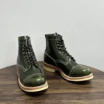 UNITYPUREMAX™ Handmade Cowhide Work Boots – American Vintage High-Top Motorcycle Leather Boots for Men 5