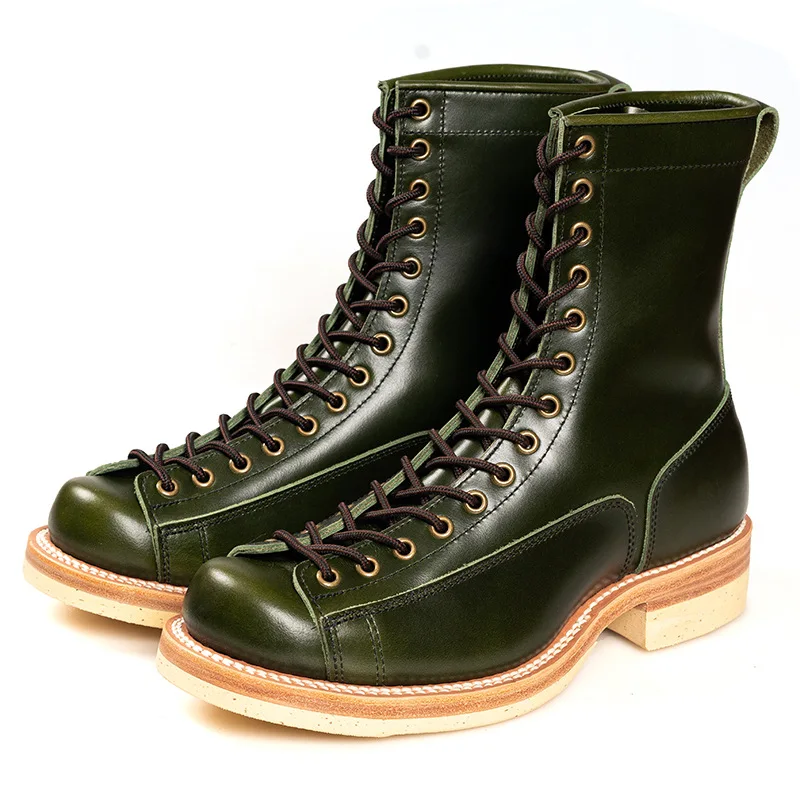 UNITYPUREMAX™ Waterproof Leather Ankle Boots – Unisex Breathable Motor & Work Boots 1