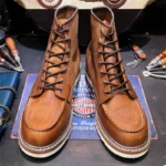 UNITYPUREMAX™ American Retro Genuine Leather Workwear Boots – High-Top Motorcycle Lace-Up Desert Ankle Shoes for Men 5