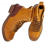 UNITYPUREMAX™ Men’s High-Quality Genuine Leather Desert Combat Boots – Handmade Outdoor Ankle Motorcycle Boots 3