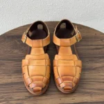 UNITYPUREMAX™ Handmade Cowhide Woven Gladiator Sandals – Men’s Vintage Buckle-Strap Summer Flats 9