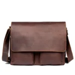 UNITYPUREMAX™ Retro Top-Layer Cowhide Crossbody Satchel – Men's Genuine Leather Messenger Bag 1