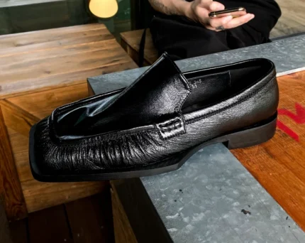 UNITYPUREMAX™ Men’s Super Soft Cowhide Square-Toe Loafers – Genuine Leather Casual & Dress Flats 5