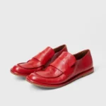 UNITYPUREMAX™ Women’s Handmade Square-Toe Vintage Leather Mules – Custom Genuine Cowhide Casual Flats 2