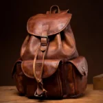 UNITYPUREMAX™ Handmade Vegetable-Tanned Cowhide Backpack – Unisex Vintage Leather Laptop & Travel Bag 2