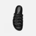 UNITYPUREMAX™ Men’s Vintage Woven Leather Sandals – Open-Toe Breathable Gladiator Beach Flats 14