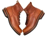 UNITYPUREMAX™ Men’s High-Quality Genuine Leather Desert Combat Boots – Handmade Outdoor Ankle Motorcycle Boots 4