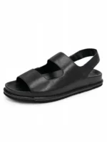 UNITYPUREMAX™ Men’s Slip-On Cowhide Gladiator Sandals – Breathable Platform Leather Summer Shoes 3