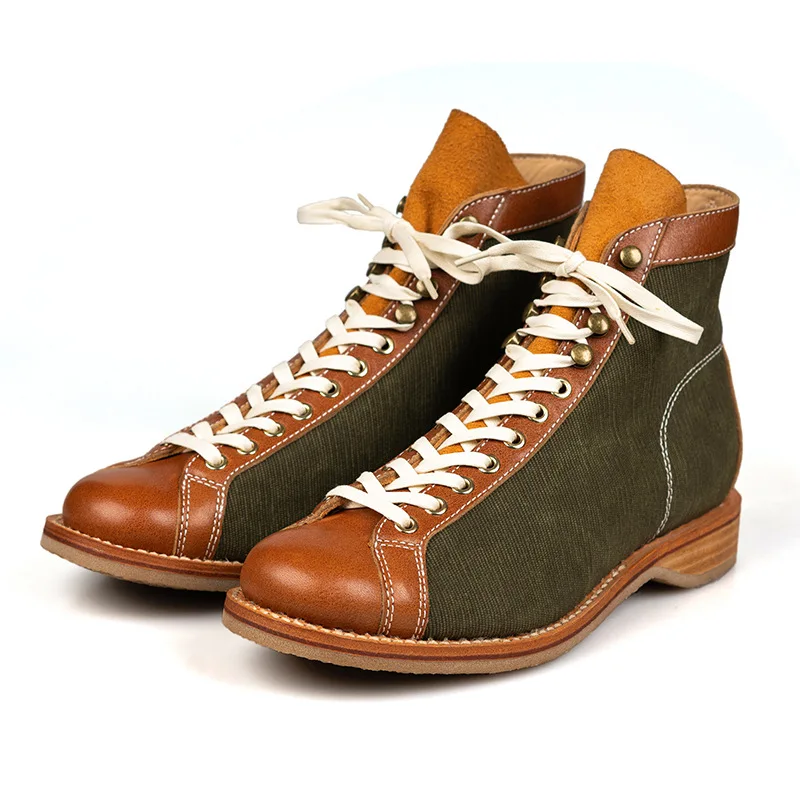 UNITYPUREMAX™ Vintage Genuine Leather Motorcycle Boots – High-Top Waterproof Moto Riding & Workwear Boots (Unisex) 3