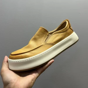 UNITYPUREMAX™ Men’s Luxury Leather Slip-On Sneakers – Genuine Cowhide Casual Sport Flats 1