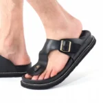 UNITYPUREMAX™ Men’s Leather Gladiator Sandals – Handmade Slip-On Summer Cowhide Beach Shoes (Size 35–45) 10