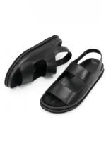 UNITYPUREMAX™ Men’s Slip-On Cowhide Gladiator Sandals – Breathable Platform Leather Summer Shoes 5